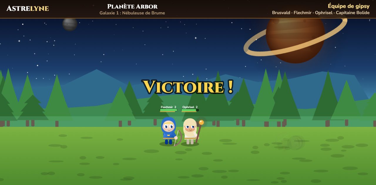gipsy : victoire ★ sur la planète Arbor