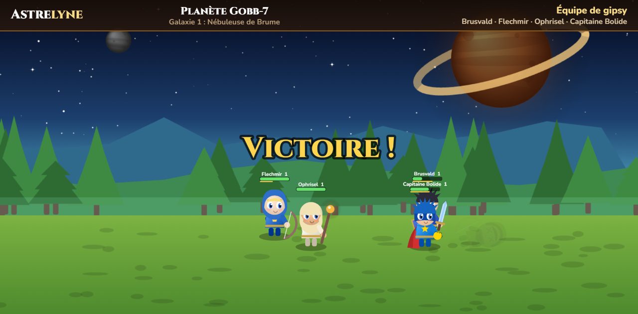 gipsy : victoire ★★★ sur la planète Gobb-7