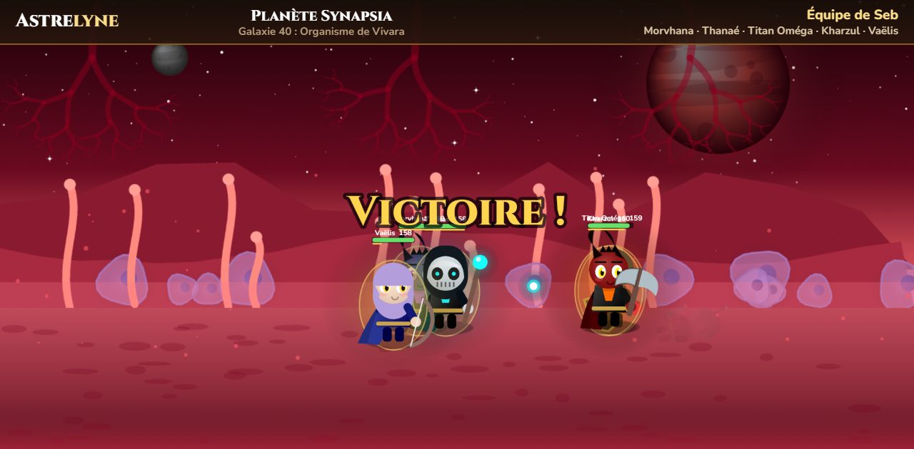 Seb: ★★★ victory on planet Synapsia