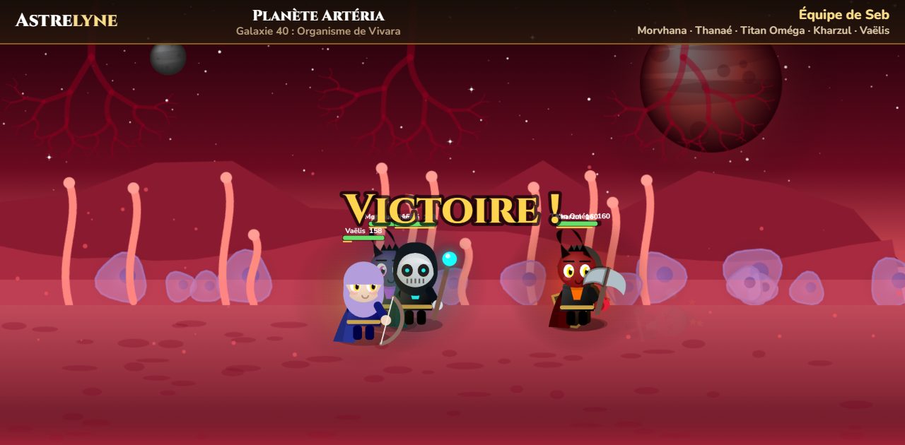Seb: ★★★ victory on planet Artéria