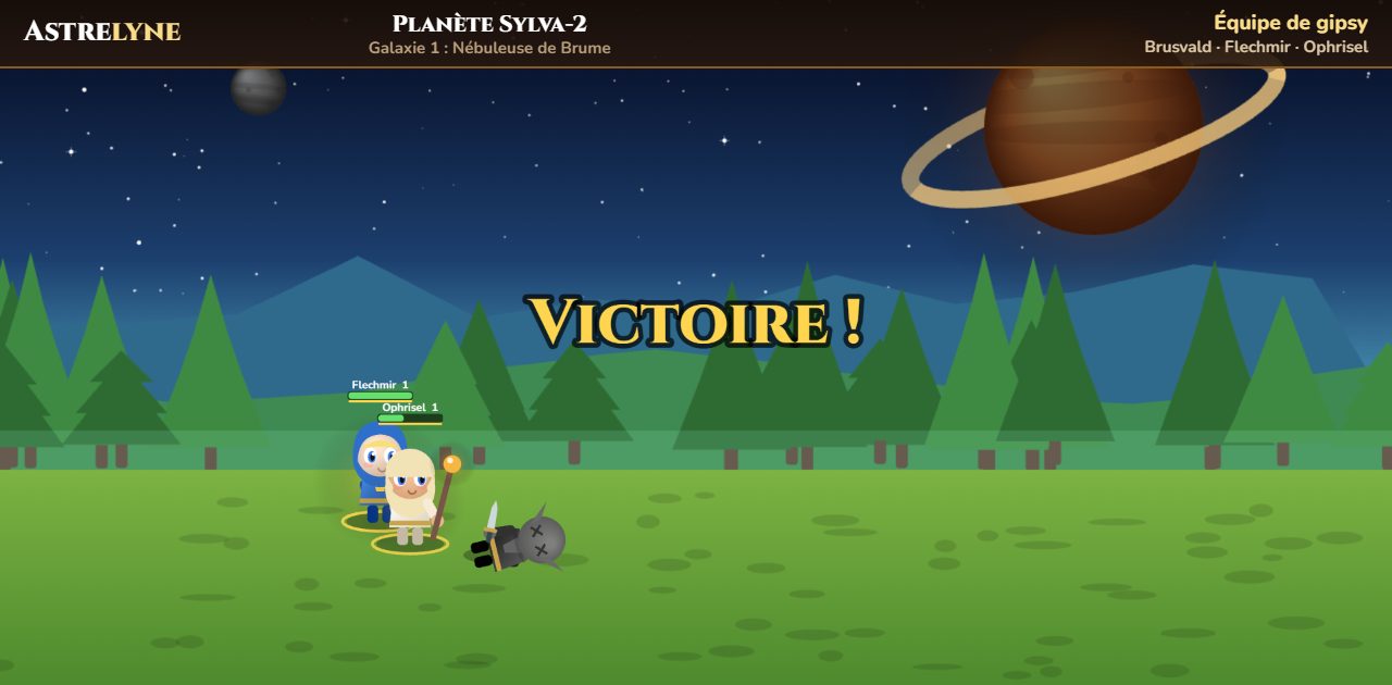 gipsy : victoire ★★ sur la planète Sylva-2