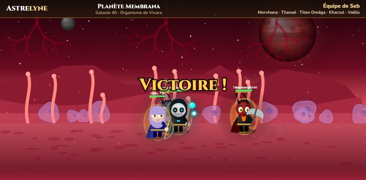 Seb: ★★★ victory on planet Membrana