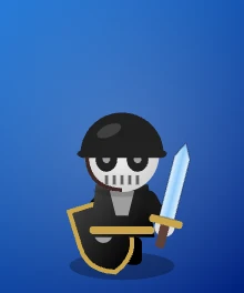 Black Knight, enemy in Astrelyne